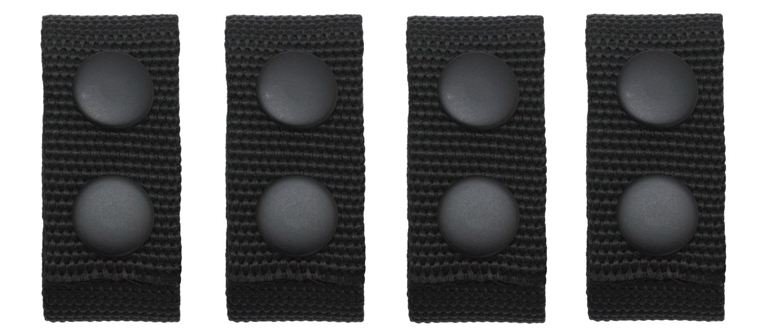 Neorom Nylon and Synthetic Keepers (Set of 4): Durable, Tactical Belt Fasteners for Law Enforcement, Security, and Everyday Carry